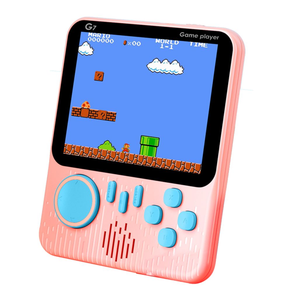 Klack Consola Klack G7 con 666 juegos clásicos Retro: Pantalla grande de 3,5 pulgadas y conectividad a TV - Rosa