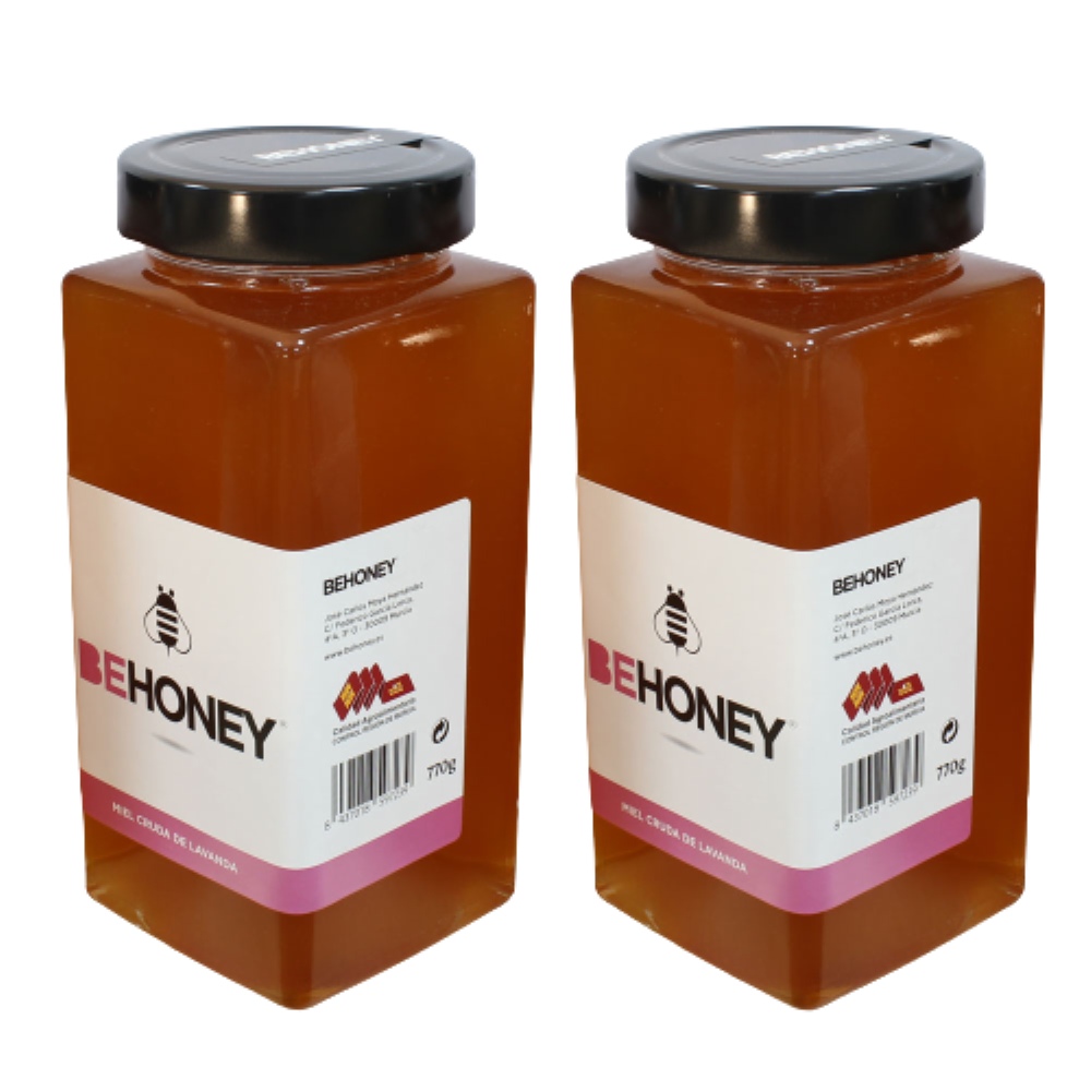 Pack de Miel Cruda de Lavanda - 2 Tarros de 770g