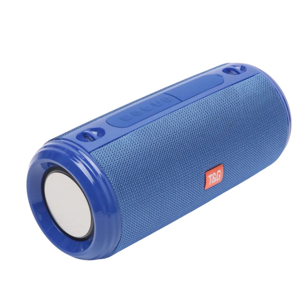 Klack Altavoz Bluetooth 5,0 portatil con soporte manos libres y luces led 537 - Azul