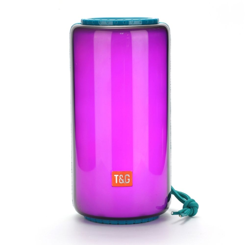 Klack Altavoz Bluetooth 5.3 de 10W con iluminación RGB dinámica - Azul Turquesa