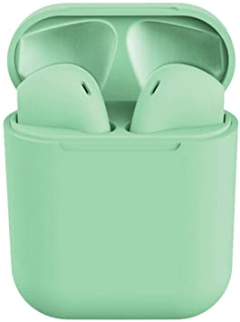 Klack Inpods 12 TWS - Compatible todos teléfonos y dispositivos Bluetooth - Verde