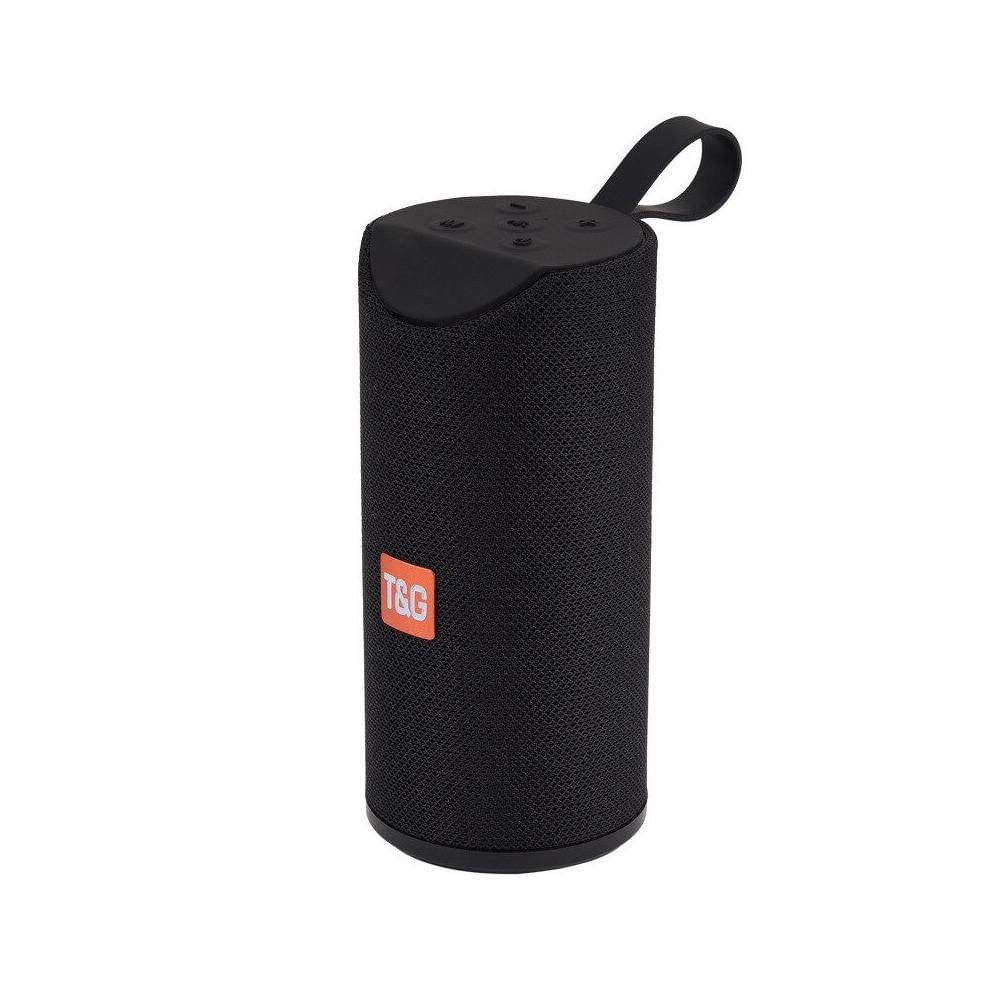 Klack Altavoz Bluetooth inalámbrico Portátil T&G 113A Compatible todos teléfonos y dispositivos Bluetooth - Negro