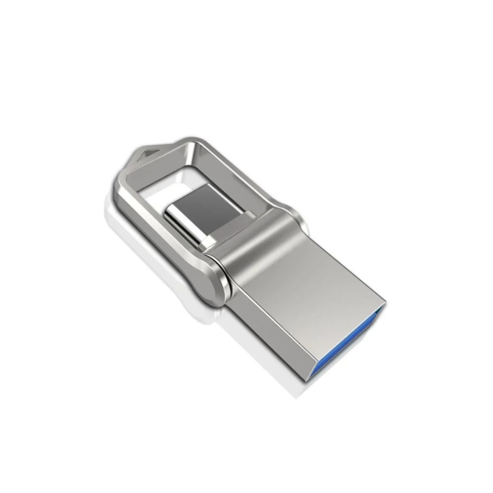 Klack Mini PenDrive FlashDrive Memoria externa 128 Gb Klack de Metal OTG Tipo-C