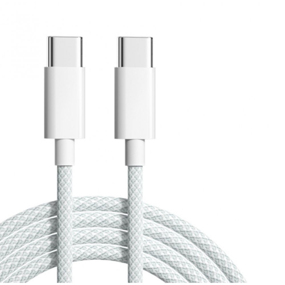 Klack Cable Klack USB-C a USB-C Trenzado Carga Rápida 20W compatible iPhone, iPad y MAC Tipo-C