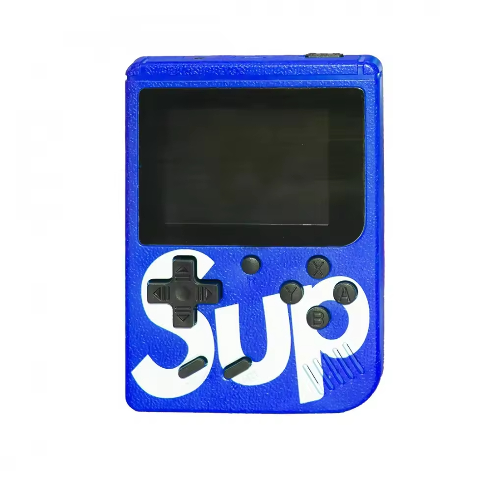 Klack Mini Consola de videojuegos Retro K-SUP GameBox (Funciona portatil y conectada a TV) - Azul