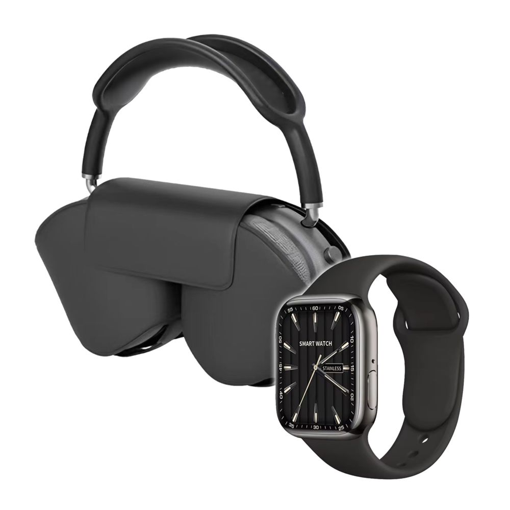 Klack Pack De Luxe Klack Watch 9 Max Smartwatch y Auriculares Bluetooth De Diadema Klack PRO - Negro