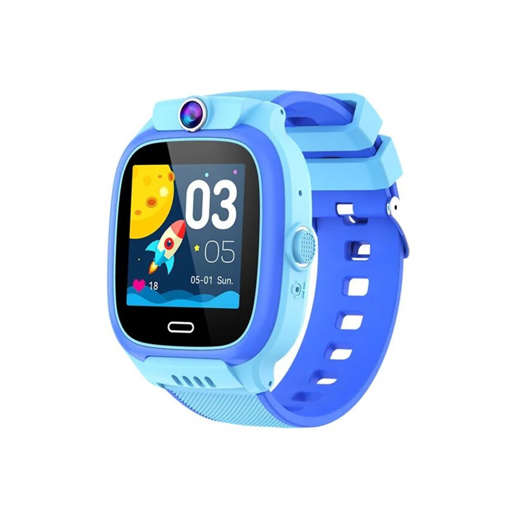 Klack Reloj inteligente Klack, Smartwatch para niños con GPS, 4G - Azul