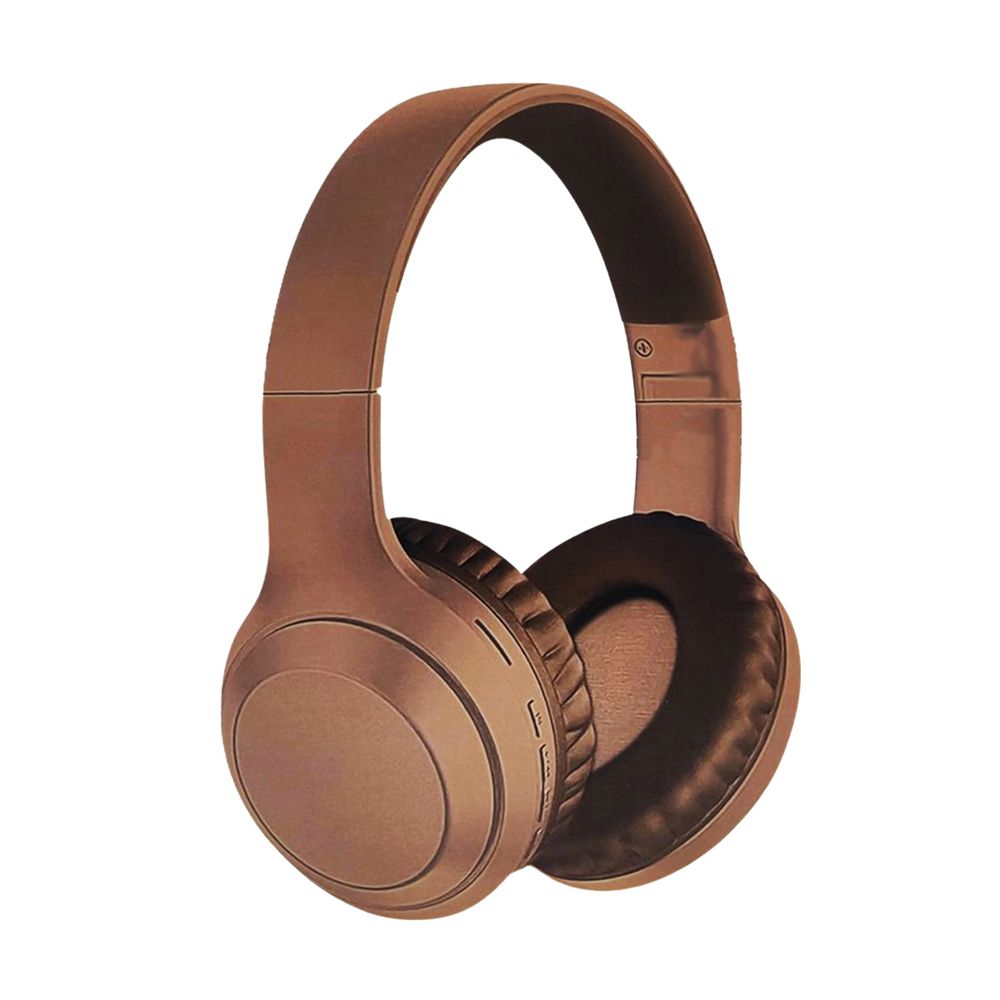 Klack Auriculares de diadema Klack KBT-1628, Bluetooth 5.0 - Marrón