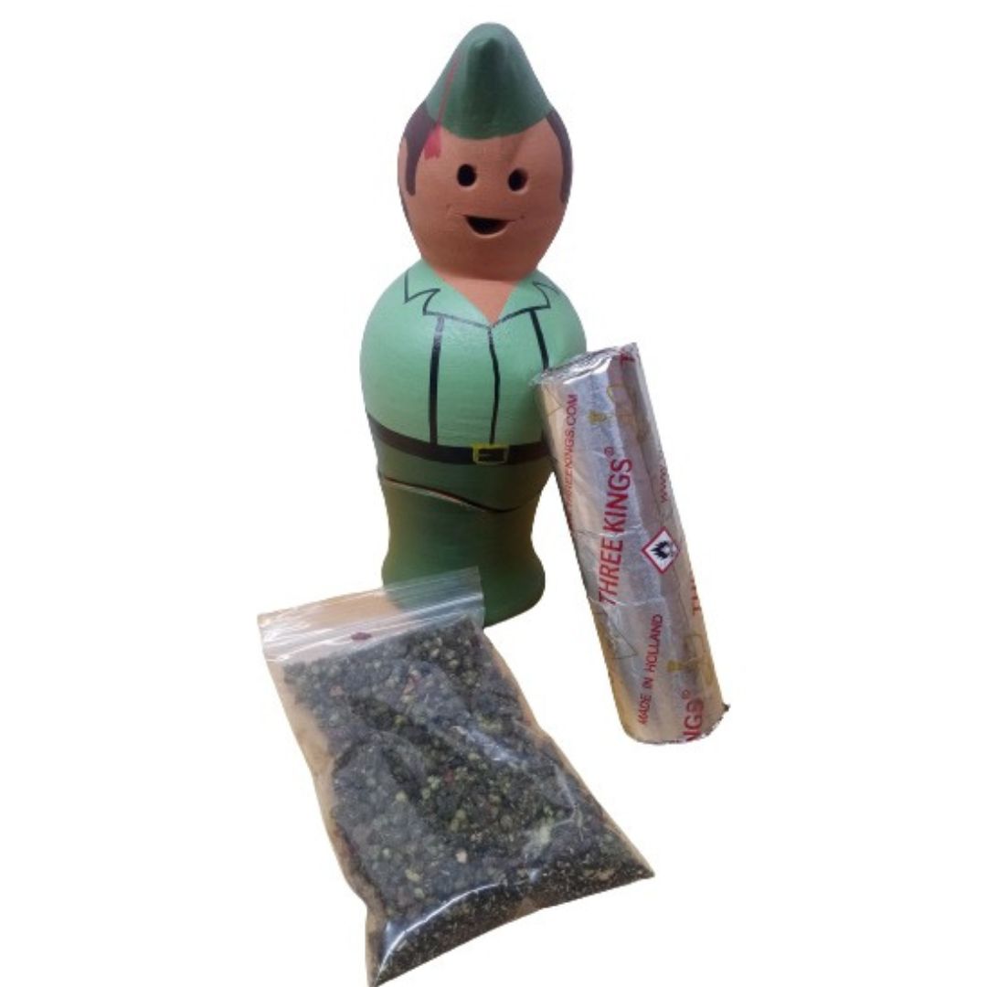 Pack Incienso (serio-mirra) Pastillas Carbon Tres Reyes e Inciensario Legionario