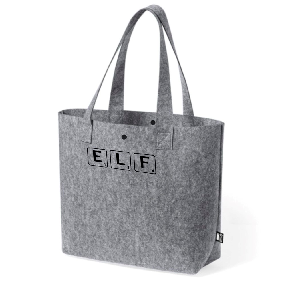 Handmade’s Victim Bolso de fieltro gris personalizado