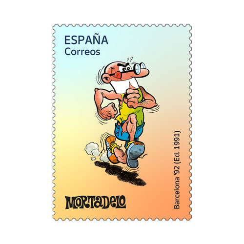 Cripto sello NFT con motivo de los juegos de Barcelona 92