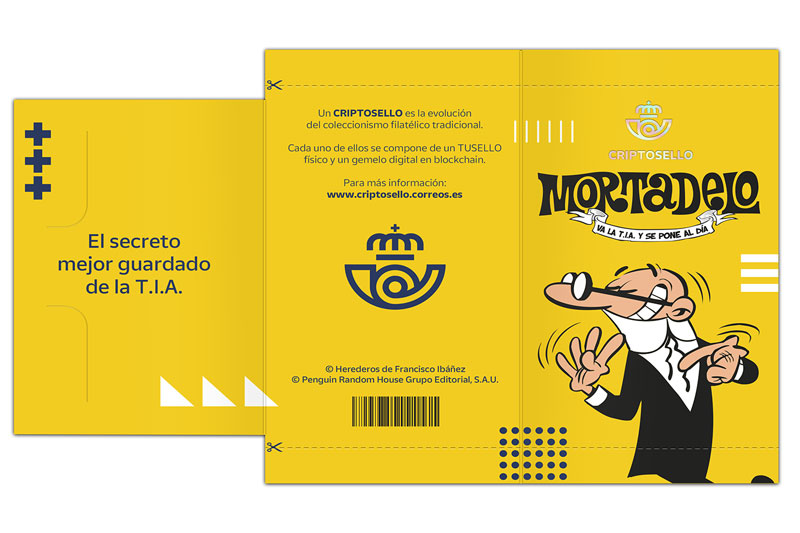 Exterior de la carpeta en la que viene el CRIPTOSELLO