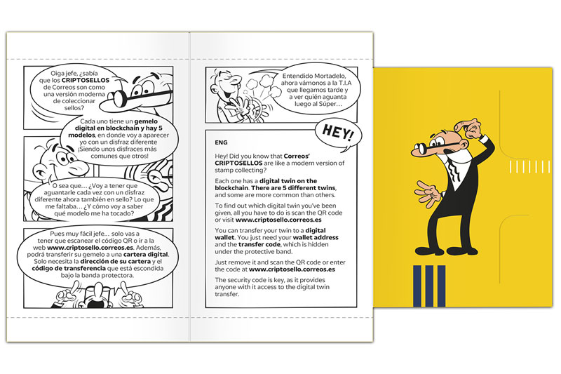Interior del packaging del CRIPTOSELLO