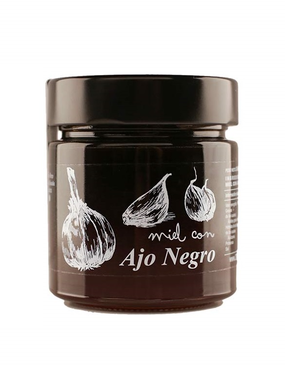 Miel con ajo negro 300 g - Pack 2 tarros