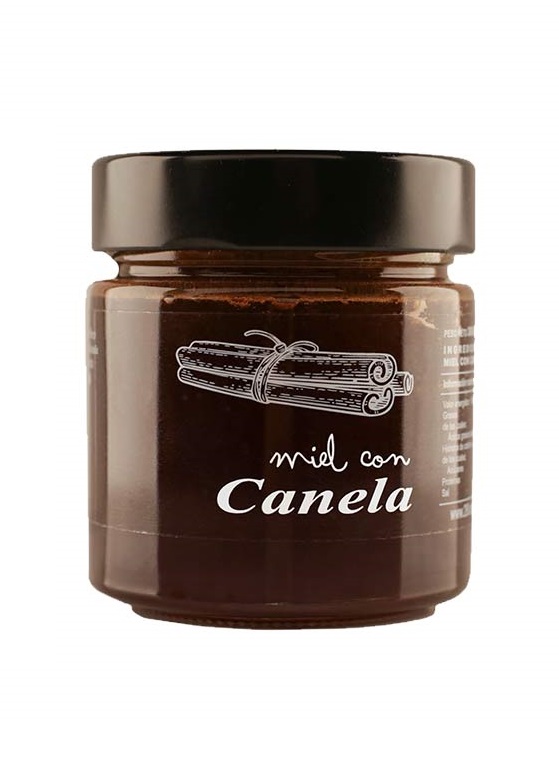 Miel con canela de Ceylan 300 g - Pack 2 tarros
