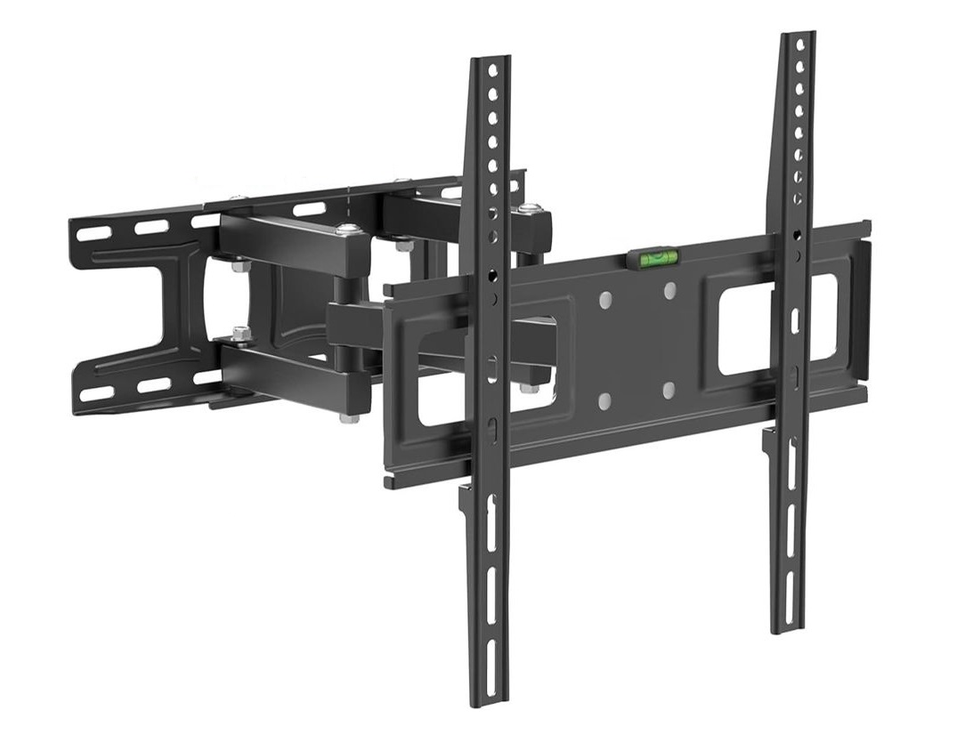 Soporte de Pared para TV 23 a 83 Giratorio Inclinable Universal Doble Brazo 1