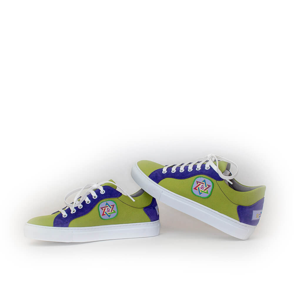 Qumir - Zapatillas Verde Pistacho