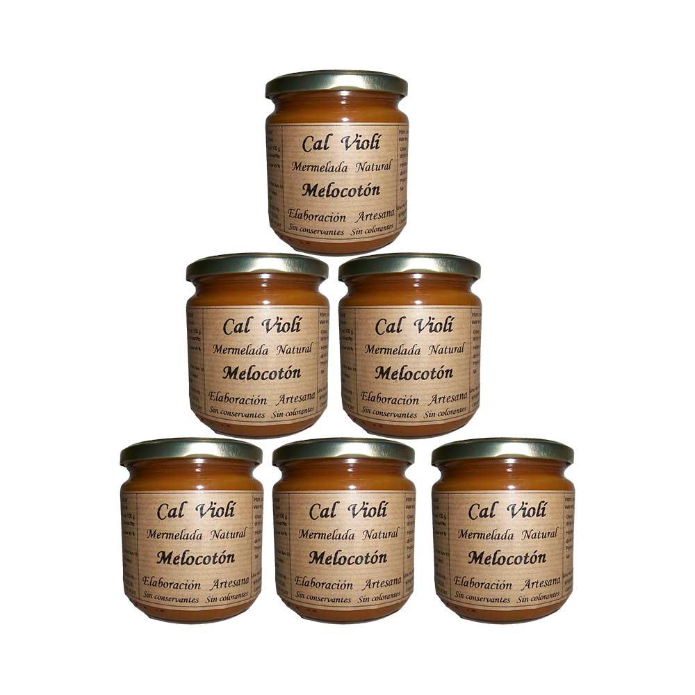 Pack mermelada de melocotón - 6x340 ml