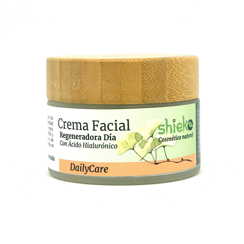 Crema facial día regeneradora Bio  - Con ácido hialurónico   50 ml