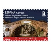 miniatura sello Belén Cangas de Onis