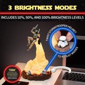 miniatura Figura Lámpara Paladone Star Wars Boba Fett 3 intensidades de iluminación 5