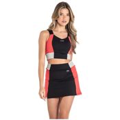 miniatura Imagen FALDA PANTALON DITCHIL SKORT TRIX NEGRO GRIS ROJO SK9005-900 SKIRT FALDA MALLA PADEL MUJER