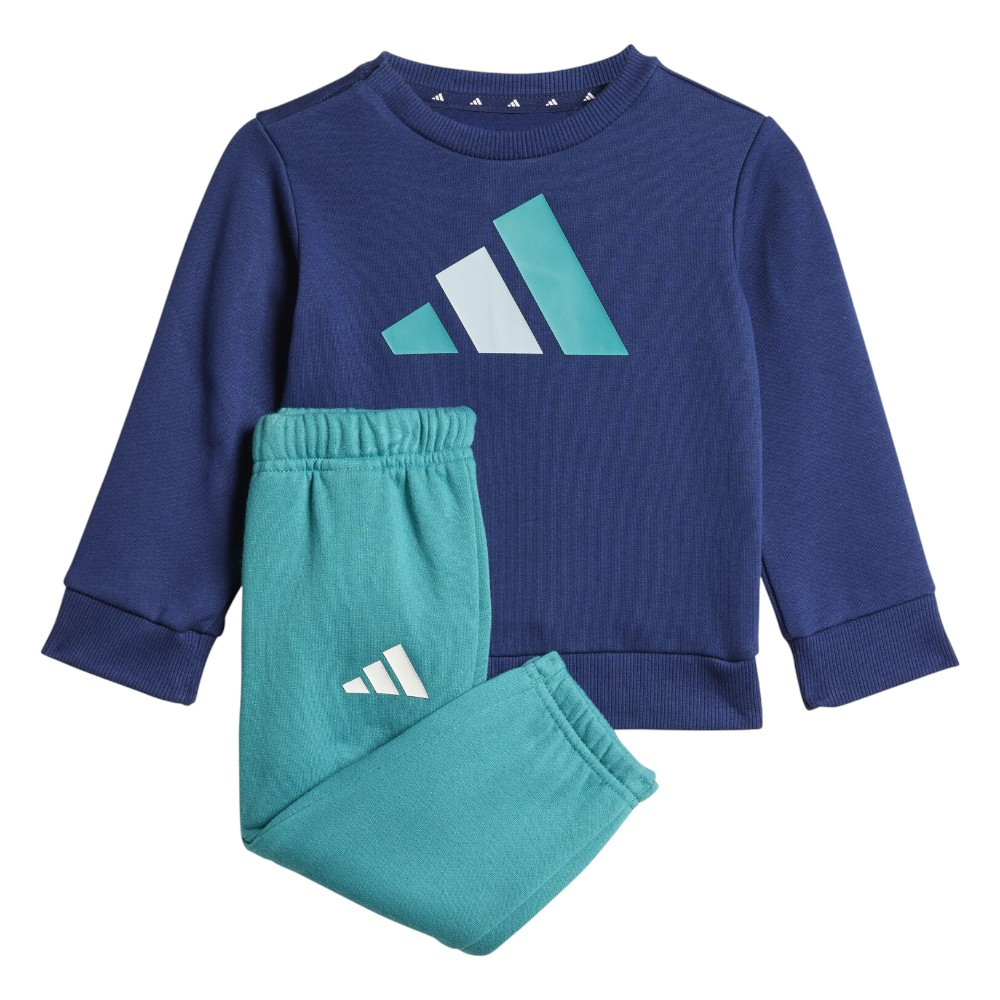 Imagen CHANDAL ADIDAS I BIG LOGO FI JOGGER 240 AZUL VERDE JW2451 NIÑO NIÑA