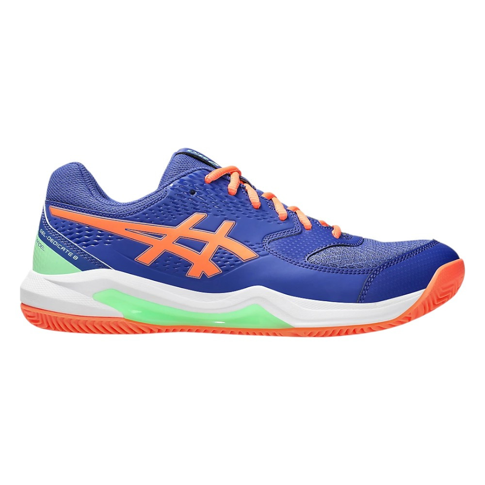 Imagen ZAPATILLAS ASICS GEL-DEDICATE 8 AZUL COBALTO VIVID CORAL 1041A414-406 PADEL HOMBRE