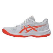 miniatura Imagen ZAPATILLAS ASICS UPCOURT 6 INDOOR BLANCAS VIVID CORAL 1072A107-102 VOLEY VOLEIBOL MUJER