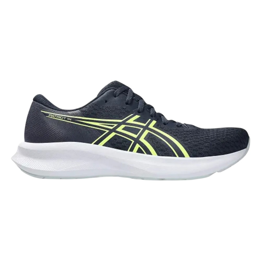 Imagen ZAPATILLAS ASICS PATRIOT 14 AZUL MIDNIGHT AMARILLO LUCID 1011C050-401 RUNNING HOMBRE