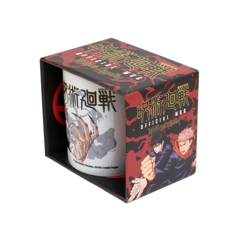 Taza Mug Cerámica Jutjusu Kaisen Yuji y Sukuna 350 ml