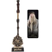 miniatura Varita Bolígrafo Harry Potter con Soporte Escudo Hogwarts de Albus Dumbledore +-25cm 2