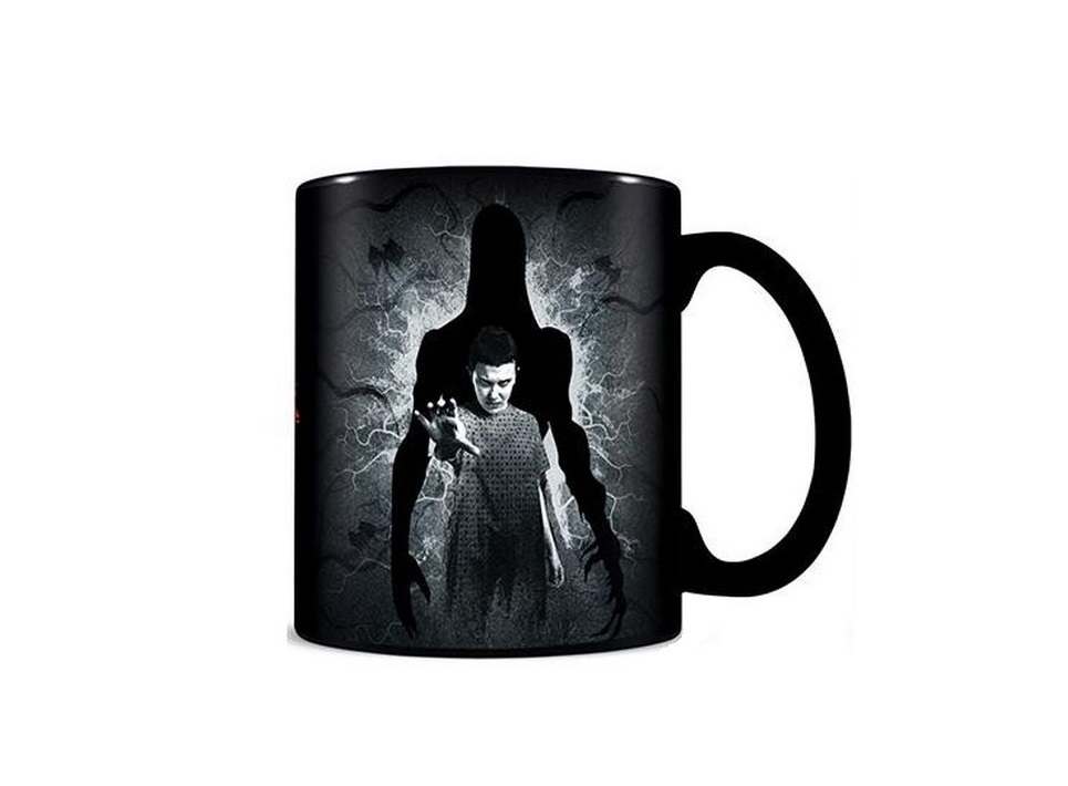 Taza Cerámica Térmica Cambia de Color Stranger Things Once con Vecna 1