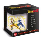 miniatura Taza Mug Cerámica Dragon Ball Goku y Vegeta Batalla 325 ml