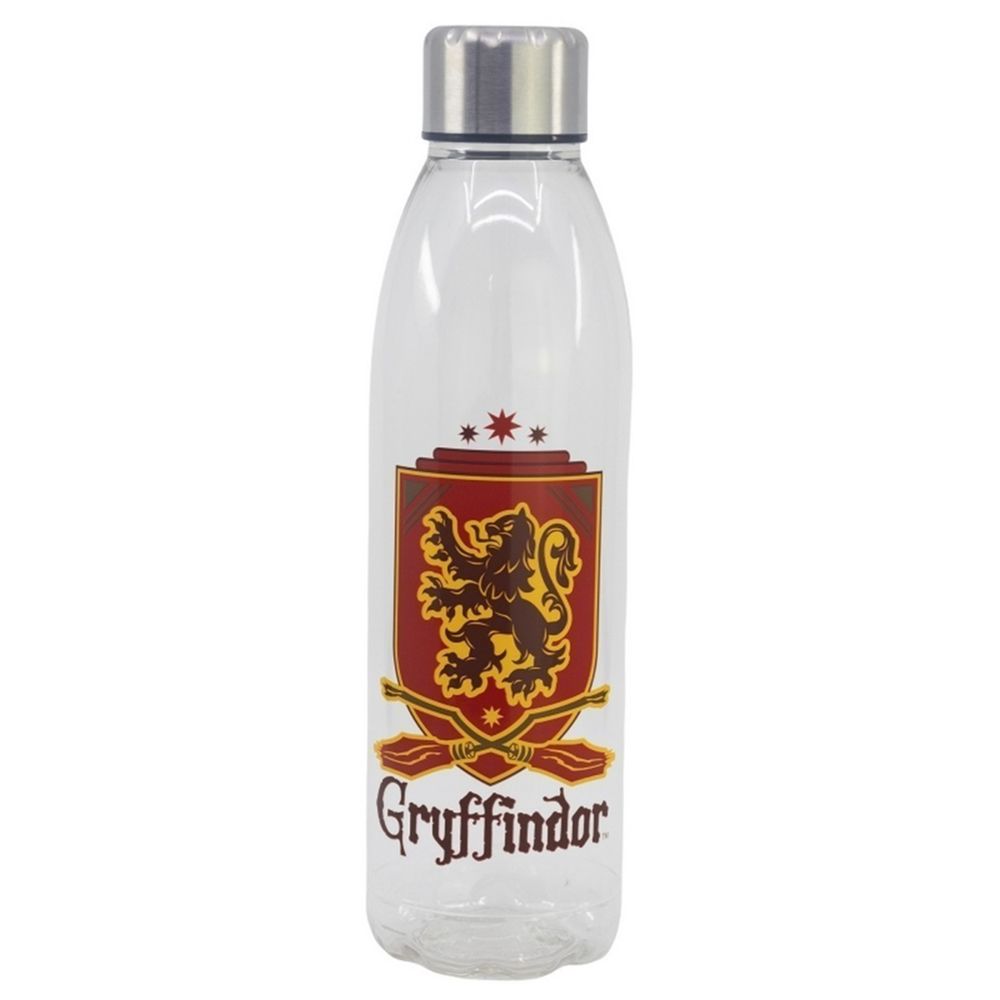 Botella Transparente Aqua Harry Potter Gryffindor con Tapón de Seguridad 980 ml