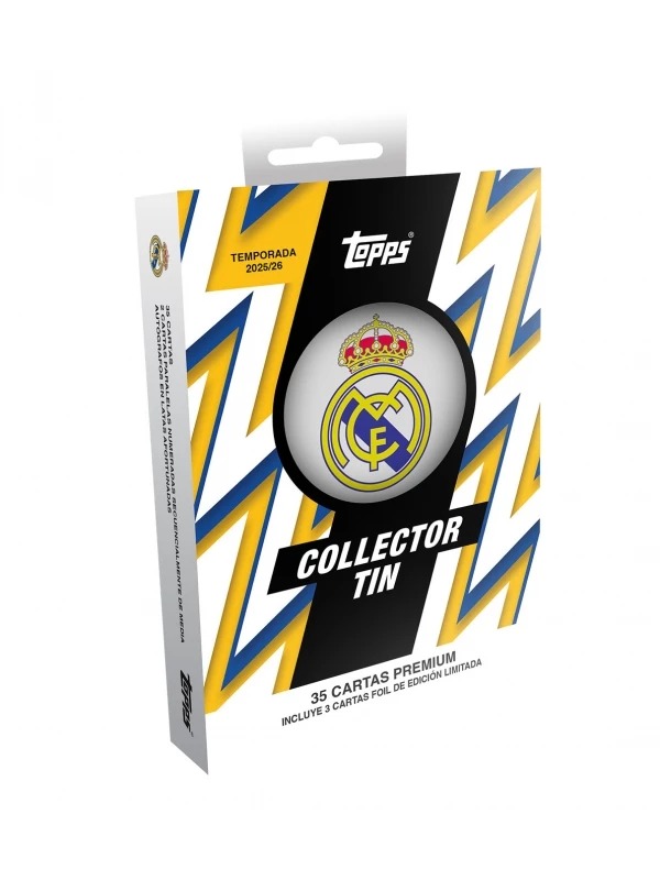 Topps Real Madrid Collector Tin Mbappé 2025 2026 Posible Autógrafo