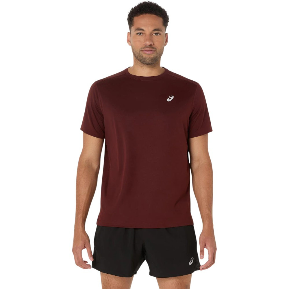 Imagen CAMISETA ASICS CORE SS TOP BURDEOS 2011D221-201 RUNNING HOMBRE