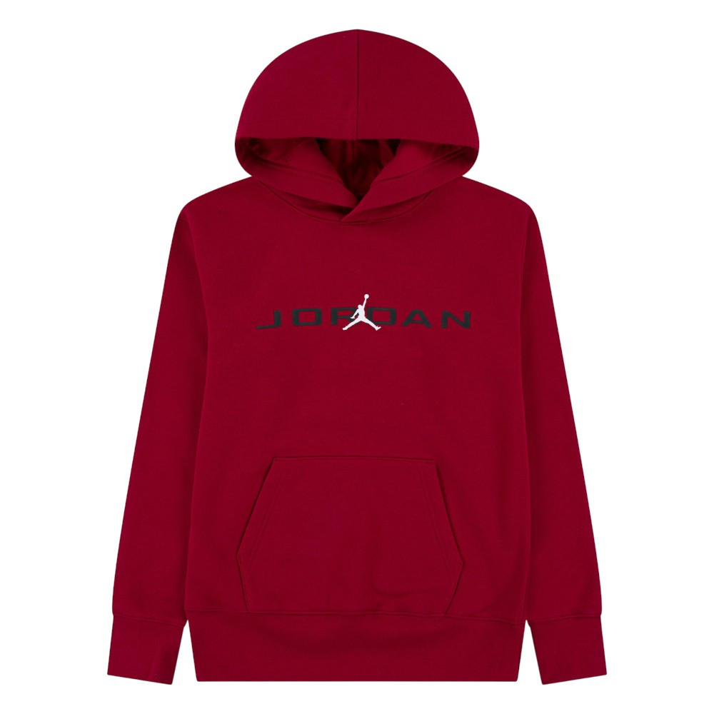Imagen SUDADERA JORDAN MJ STRETCH HBR PO HOODIE ROJO 95D665-R78 NIÑO NIÑA