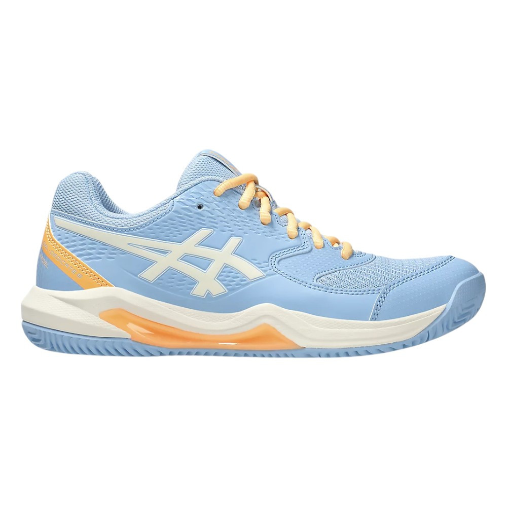 Imagen ZAPATILLAS ASICS GEL-DEDICATE 8 AZUL STONE WASH CREAM 1042A241-401 PADEL MUJER