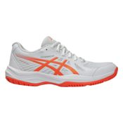 miniatura Imagen ZAPATILLAS ASICS UPCOURT 6 INDOOR BLANCAS VIVID CORAL 1072A107-102 VOLEY VOLEIBOL MUJER