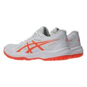 miniatura Imagen ZAPATILLAS ASICS UPCOURT 6 INDOOR BLANCAS VIVID CORAL 1072A107-102 VOLEY VOLEIBOL MUJER
