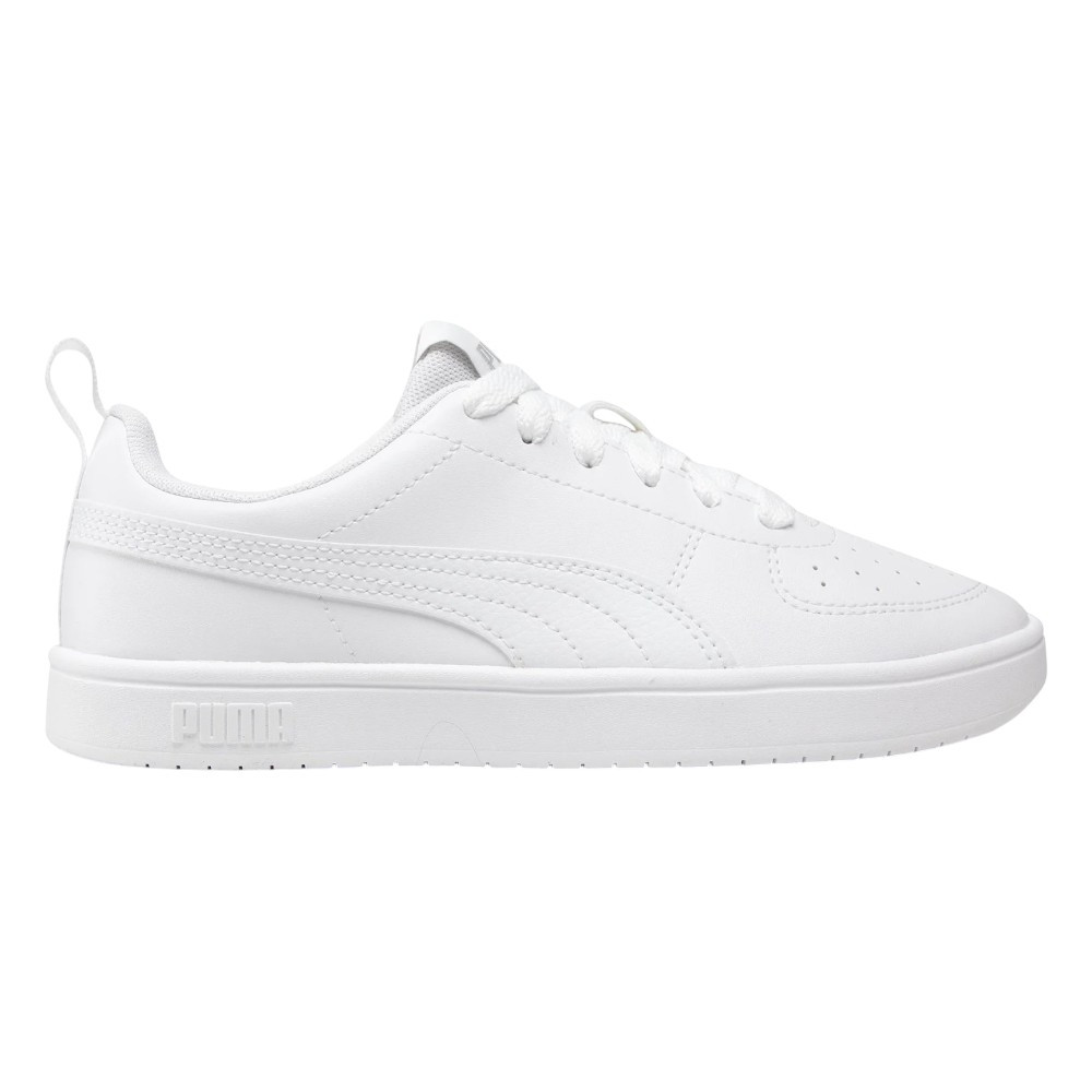 Imagen ZAPATILLAS PUMA RICKIE JR BLANCAS GLACIAR GREY 384311-01 CASUAL NIÑO NIÑA