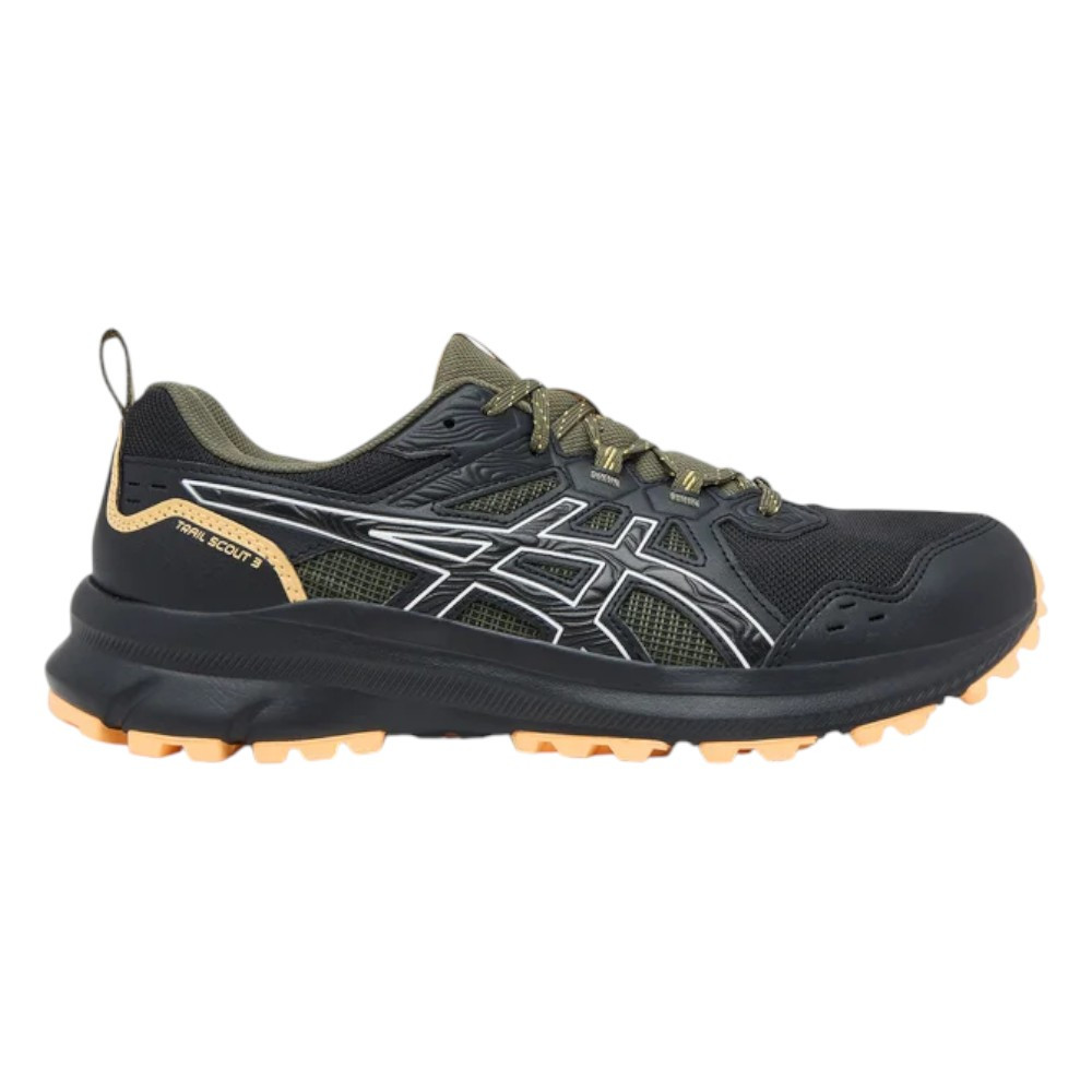 Imagen ZAPATILLAS ASICS TRAIL SCOUT 3 NEGRO BLANCAS 1011B700-006 TRAIL RUNNING HOMBRE