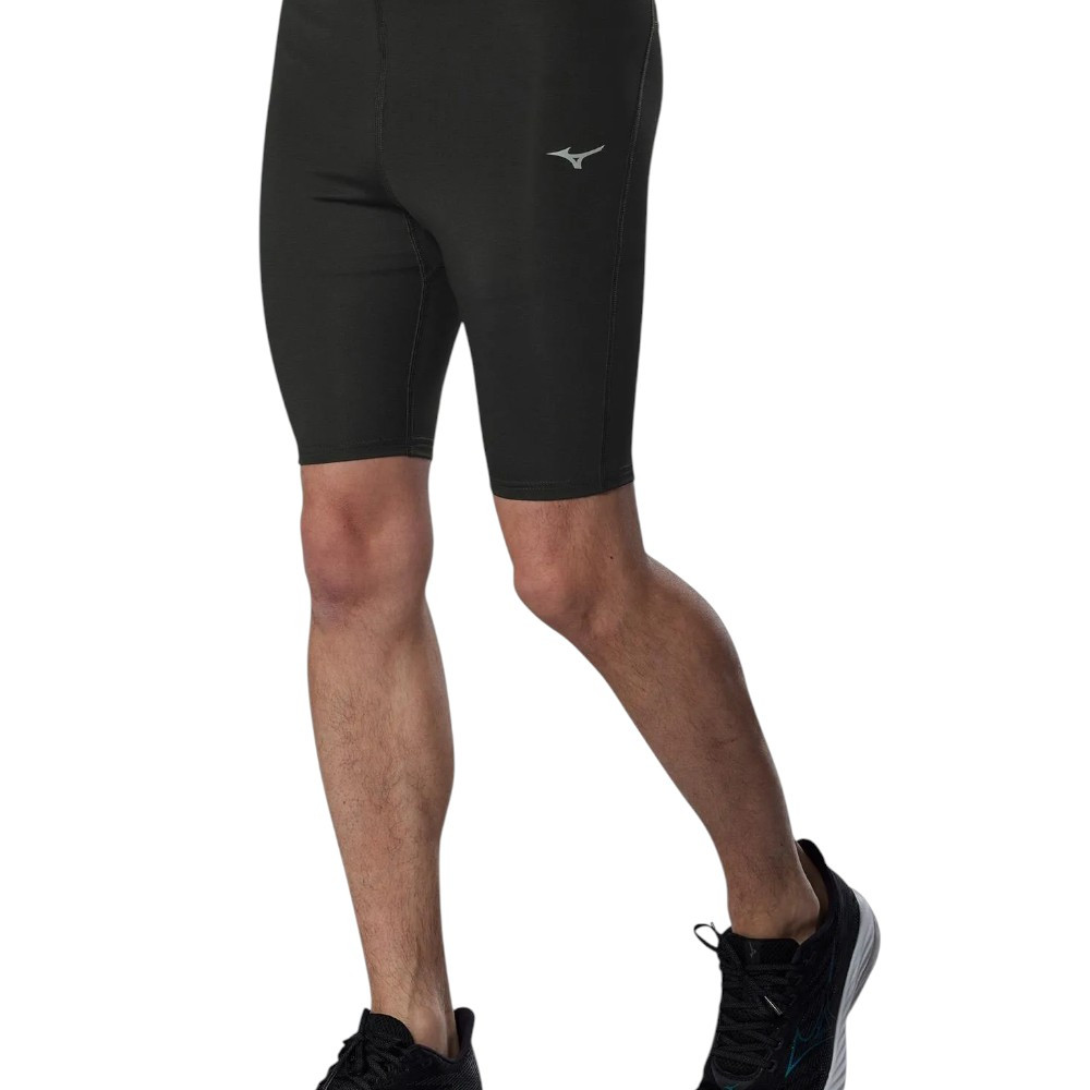 Imagen SHORT MIZUNO CORE IMPULSE MID TIGHT NEGRO J2GBC511-09 MALLAS CORTAS RUNNING HOMBRE