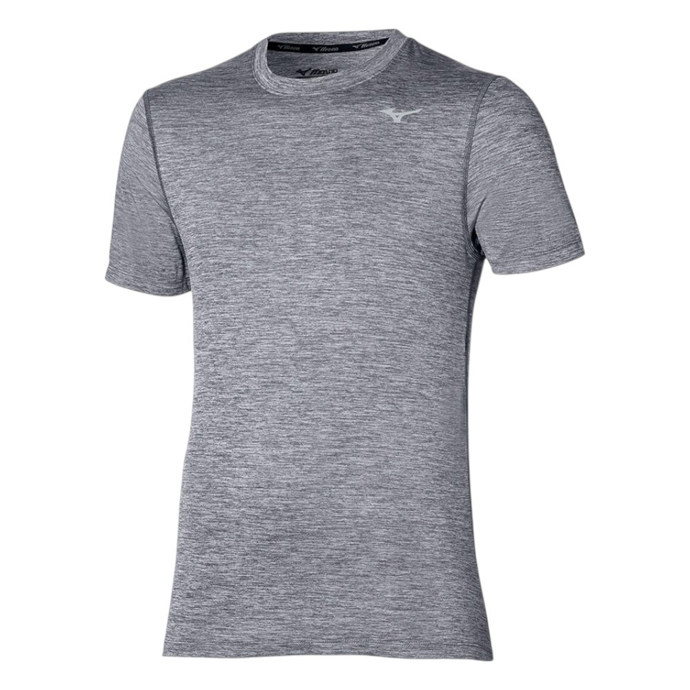 Imagen CAMISETA MIZUNO IMPULSE CORE GRIS QUICKSILVER J2GAC019-06 RUNNING HOMBRE