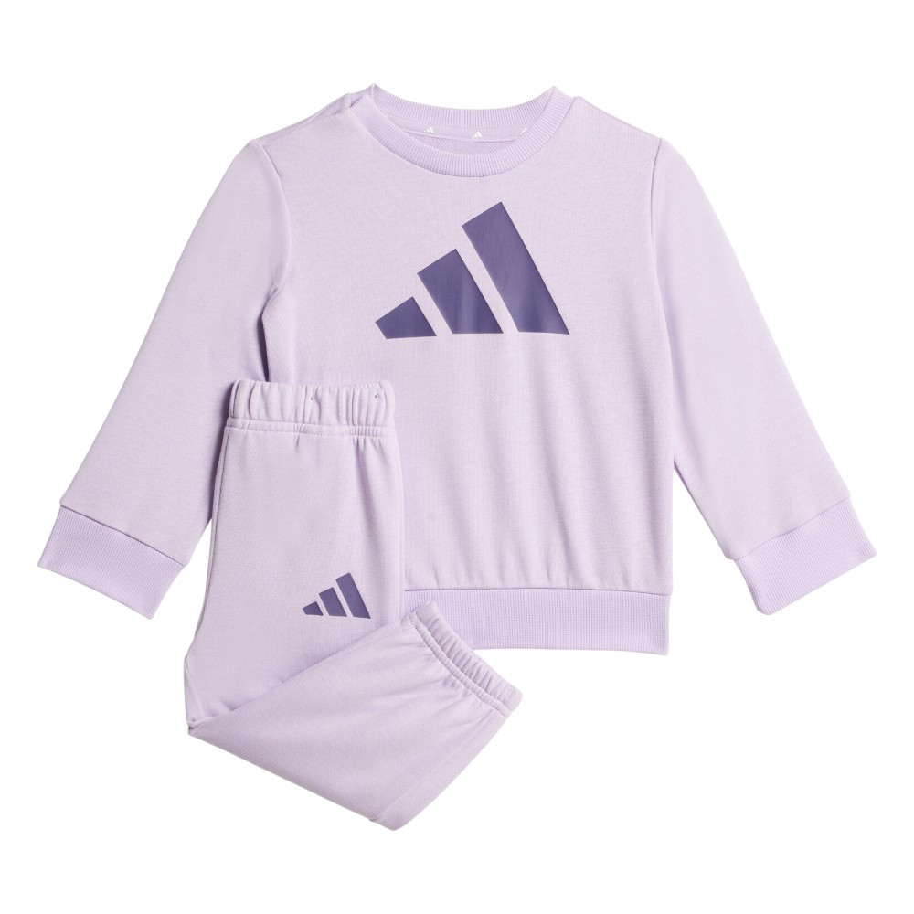 Imagen CHANDAL ADIDAS I BIG LOGO FRENCH TERRY JOG 240 MORADO JW2463 NIÑO NIÑA