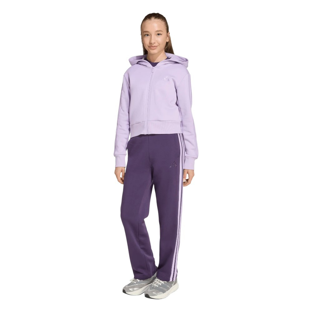 Imagen CHANDAL ADIDAS JG 3 BANDAS FI TS 240 MORADO JN2439 CONJUNTO NIÑO NIÑA