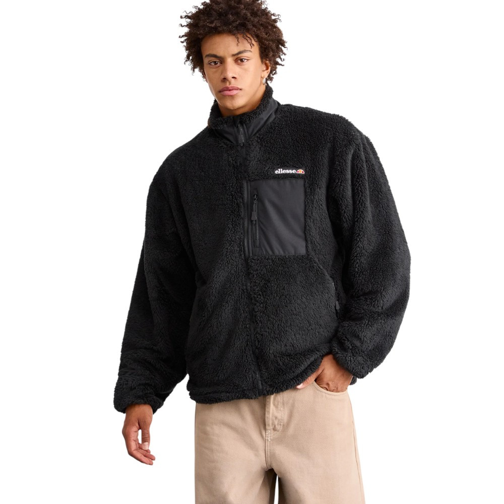 Imagen CHAQUETON ELLESSE CERVACOL SHERPA FLEECE NEGRO SHZ22305-011 CHAQUETA HOMBRE