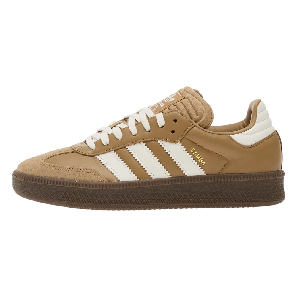 Imagen ZAPATILLAS ADIDAS SAMBA XLG MARRON CARBOARD BLANCAS CORE JR0926 CASUAL SNEAKER UNISEX