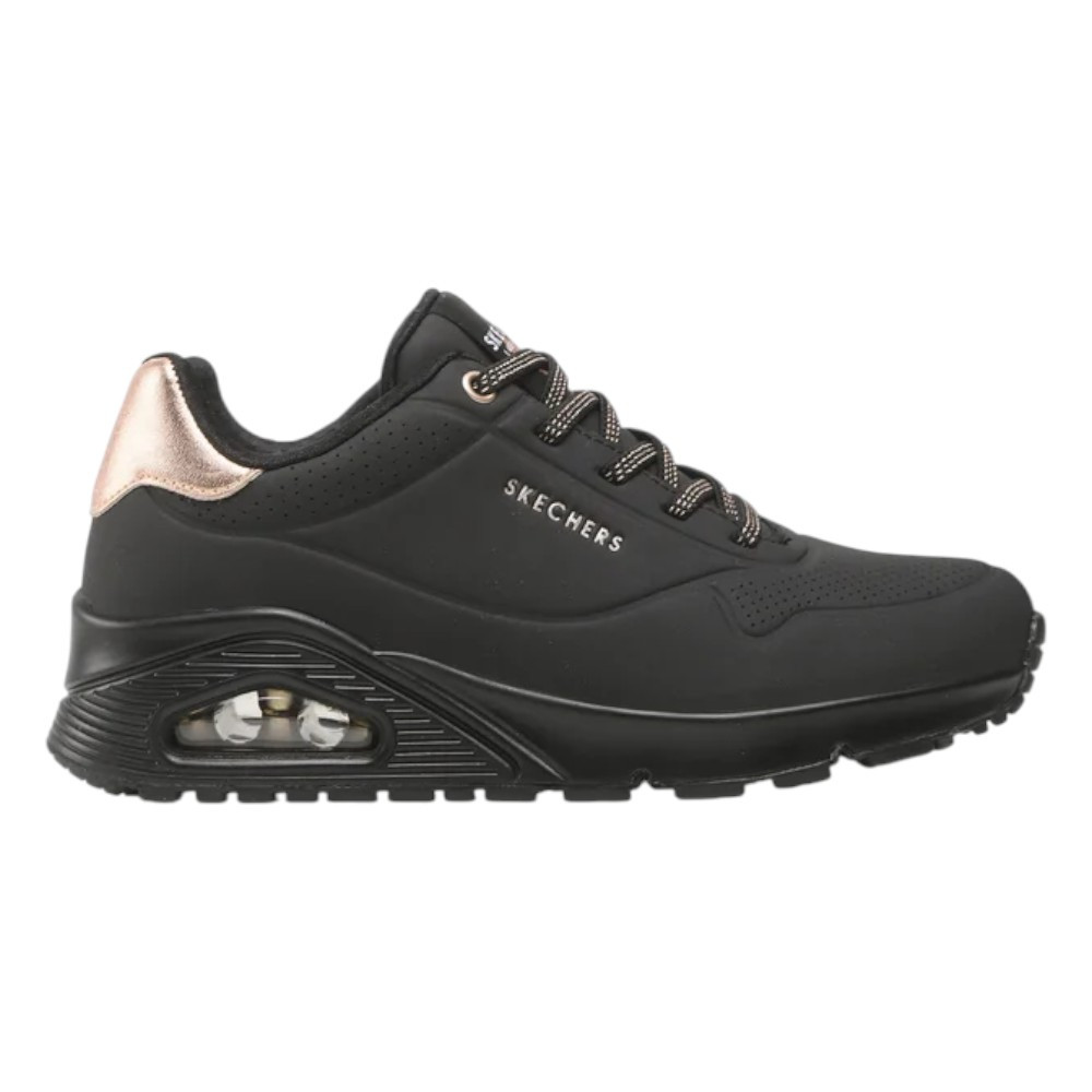 Imagen ZAPATILLAS SKECHERS UNO WHIMMER AWAY NEGRO 155196-BBK CASUAL MUJER